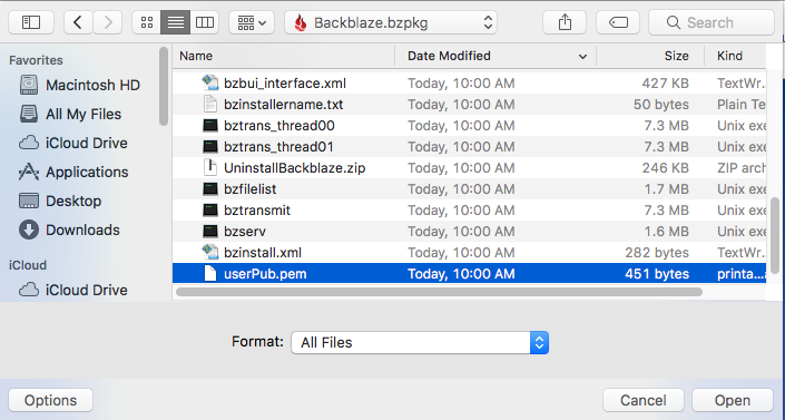 backblaze mac stop backing up chrome files