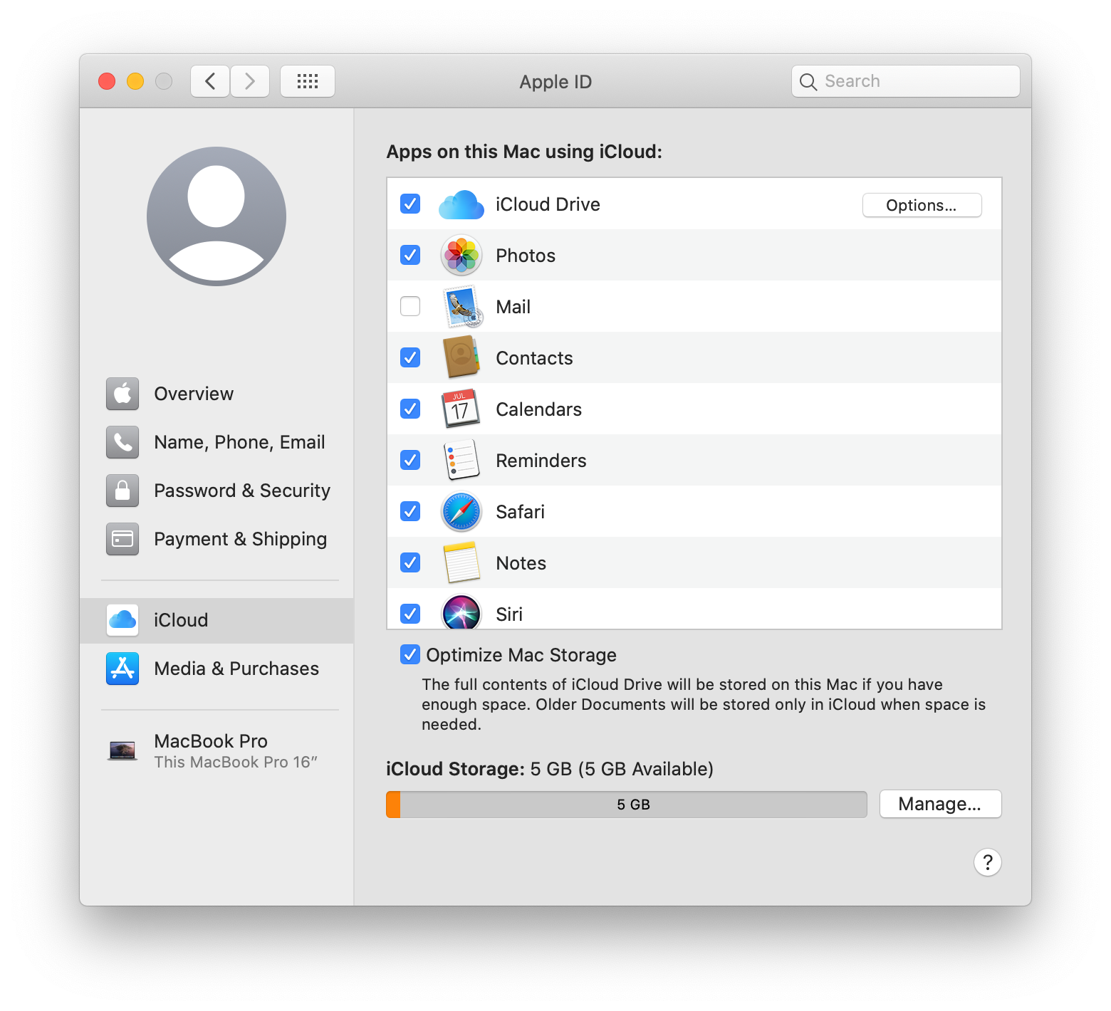 apple icloud storage