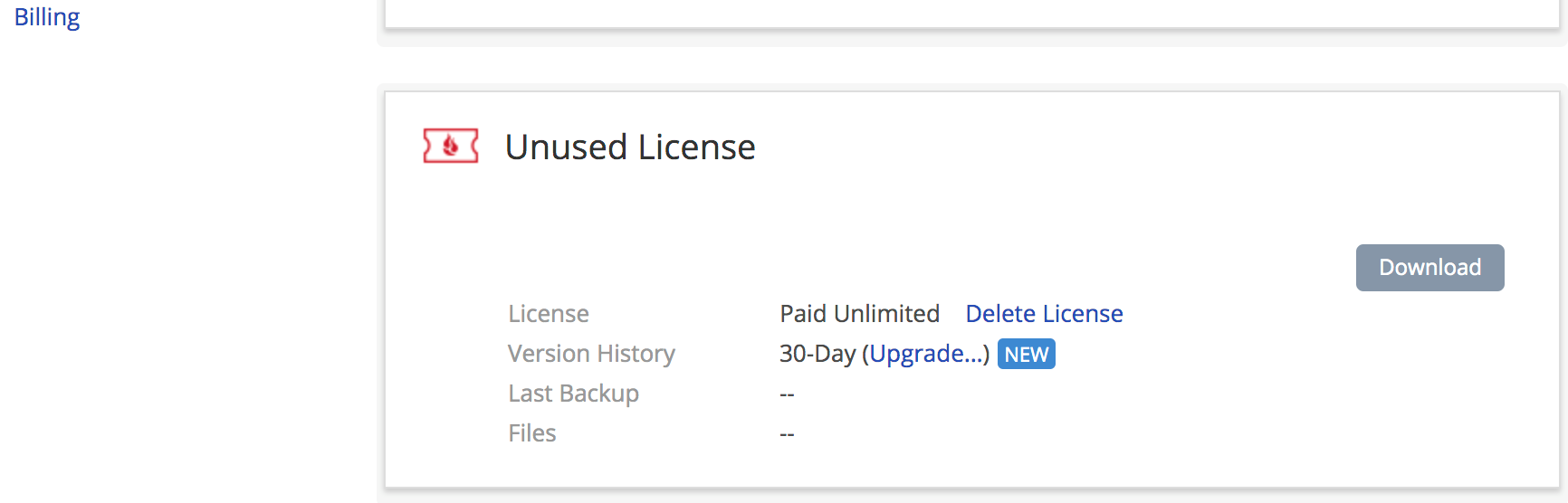 backblaze login