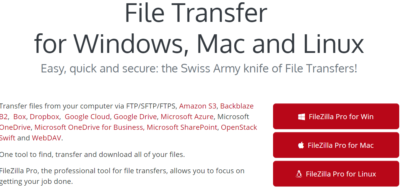 filezilla secure download for mac