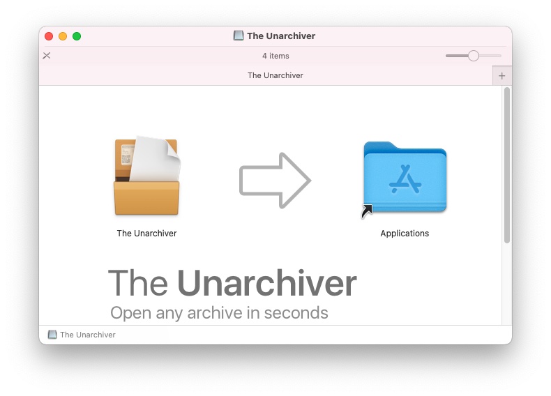 how to use unarchiver on mac