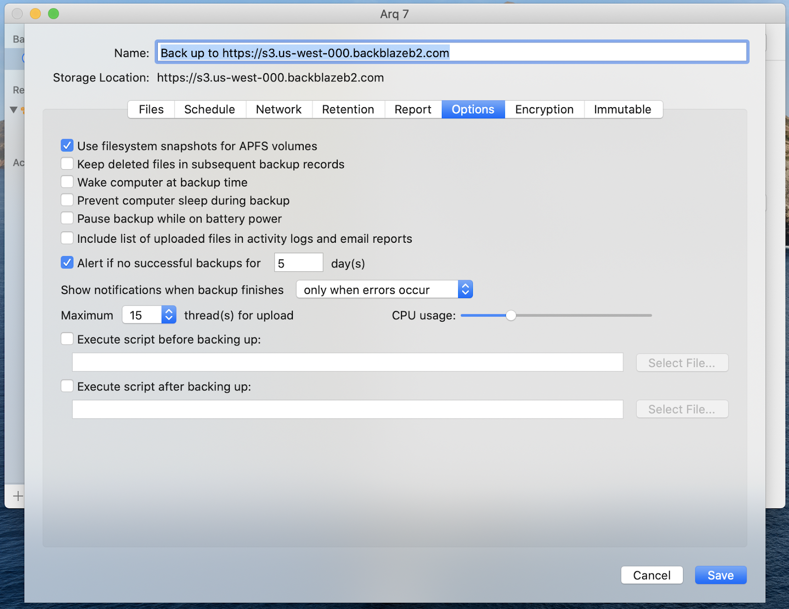 immutable backups definition