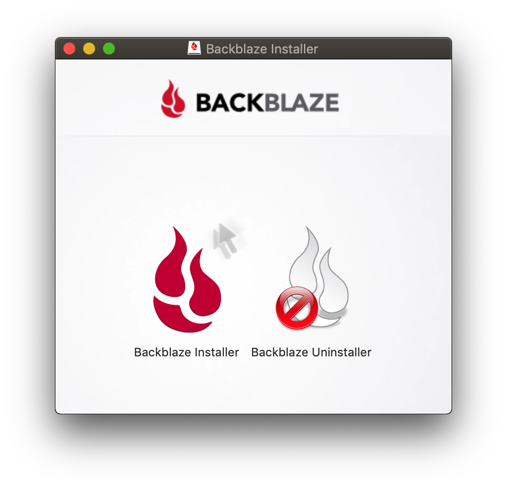 backblaze installer