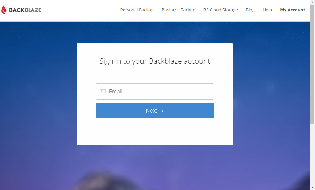 backblaze subscription personal backup