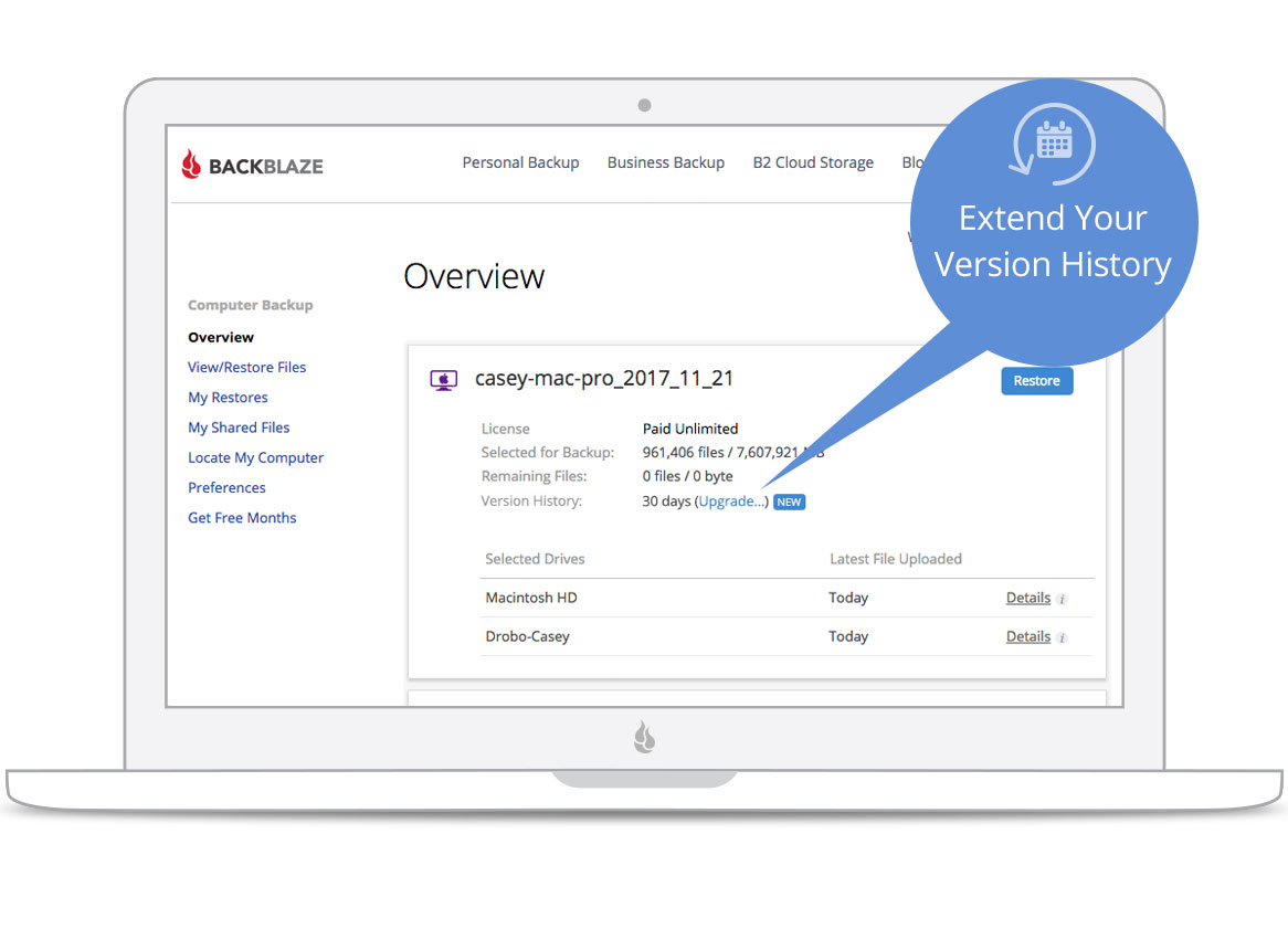 does backblaze backup quickbooks