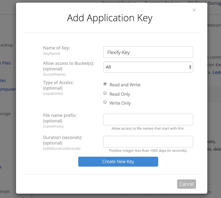 backblaze s3 api