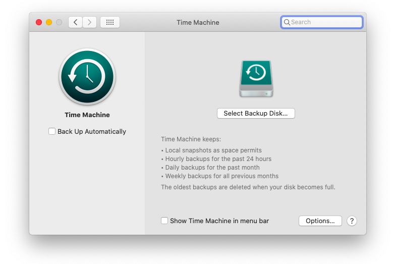 how to do time machine on mac