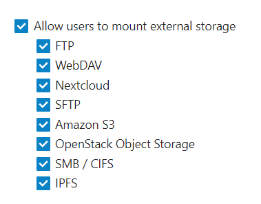 Nextcloud b2 storage