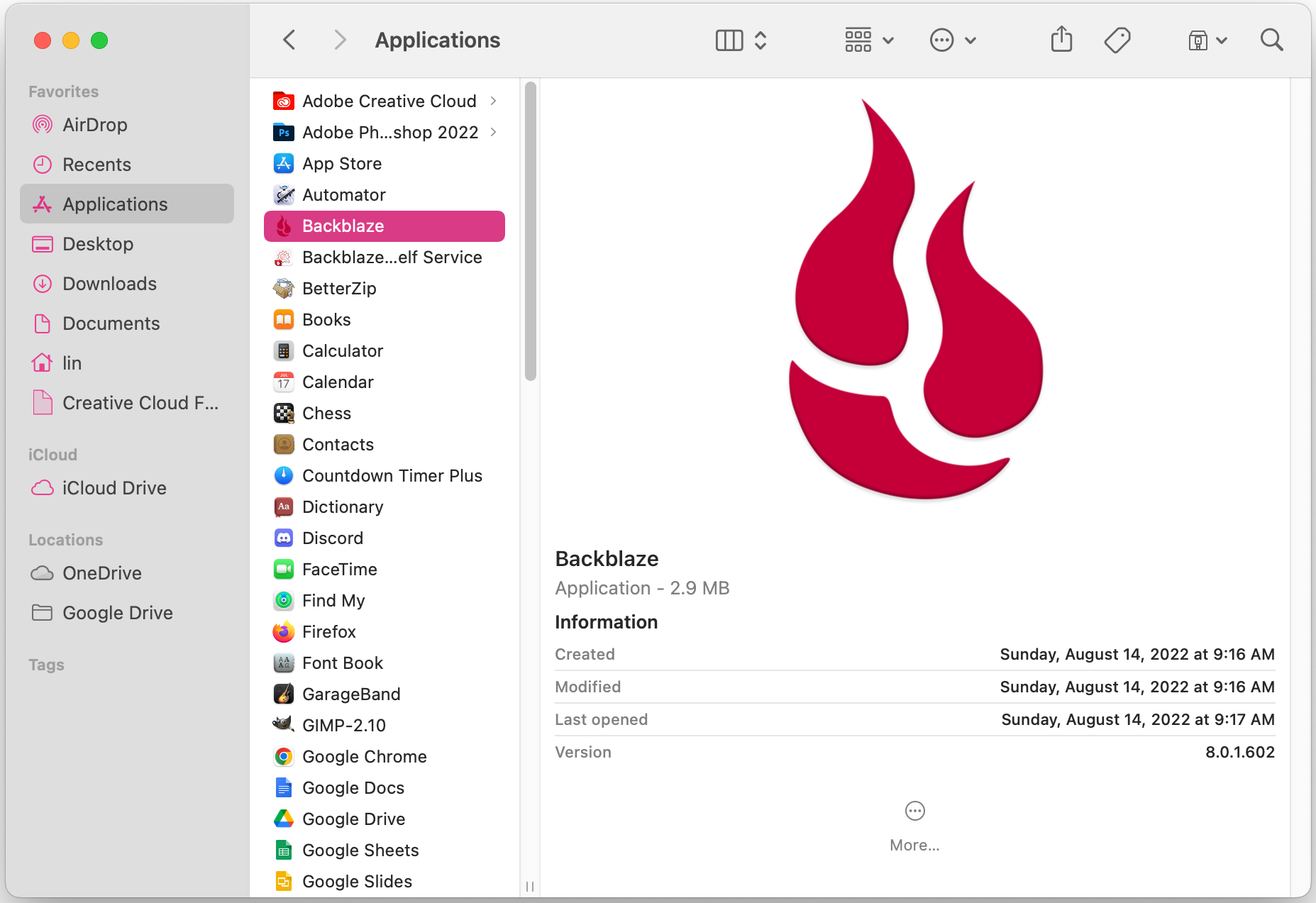 backblaze mac